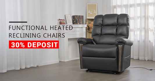 Hyprim Naples Bread 0-Gravity Power Leather Recliner
