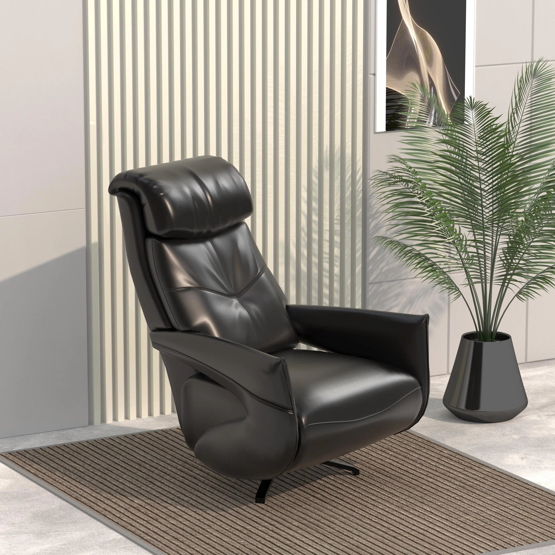 HyPrim Naples King Chair Leather Recliner