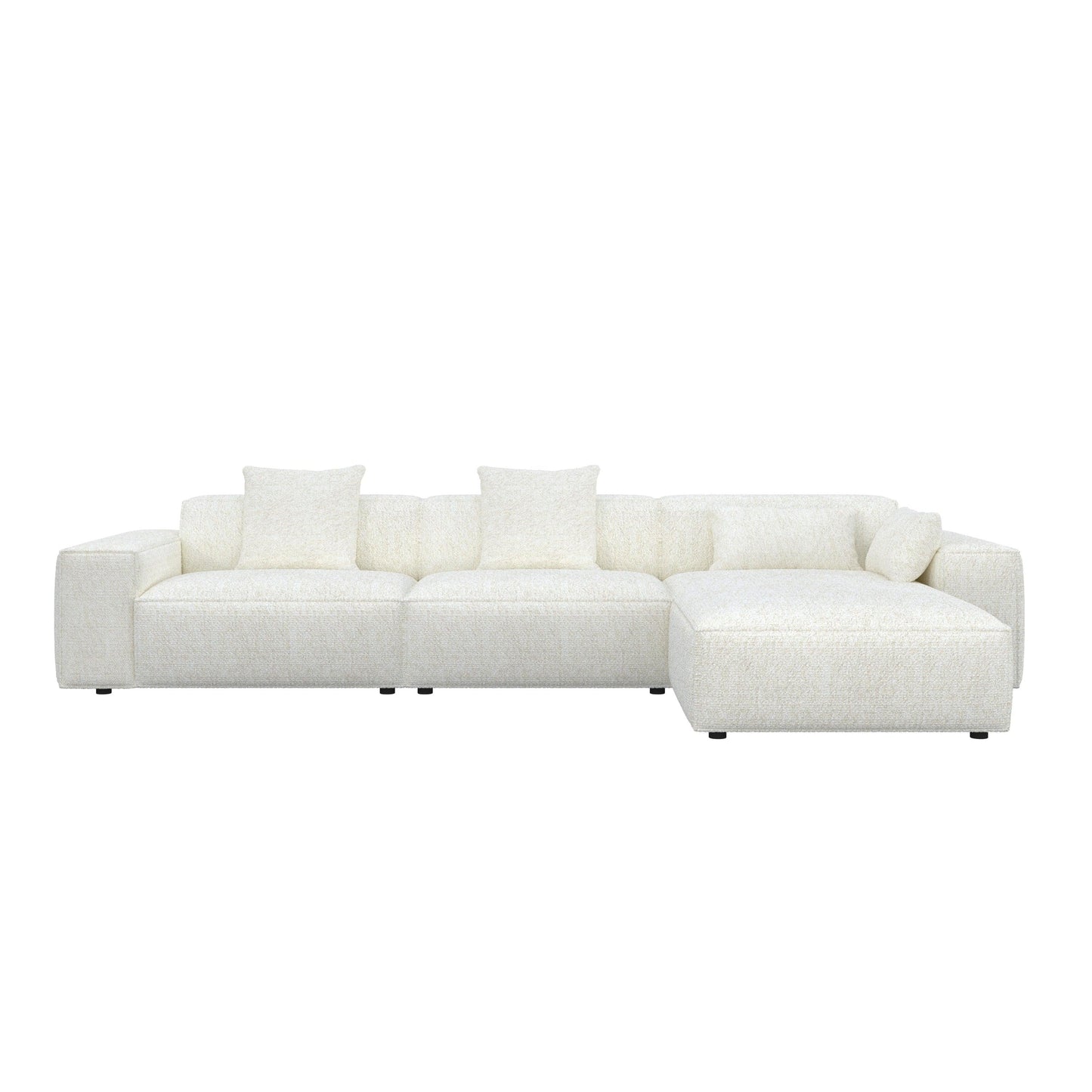 Lisbon Luxe Modular Fabric Sofa HyPrim L shape sectional sofa