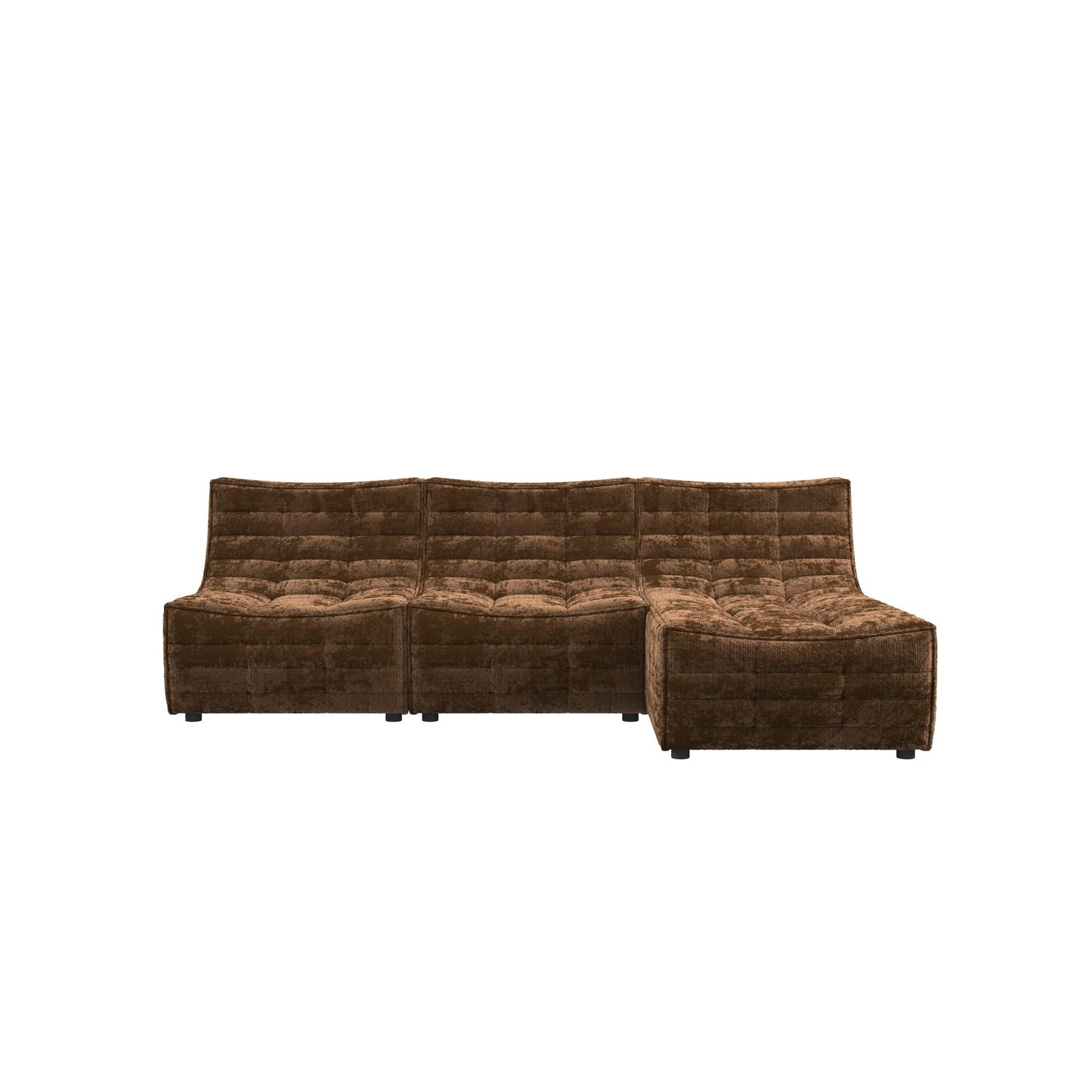 Lisbon Curved Modular Fabric Sofa HyPrim L shape sectional sofa