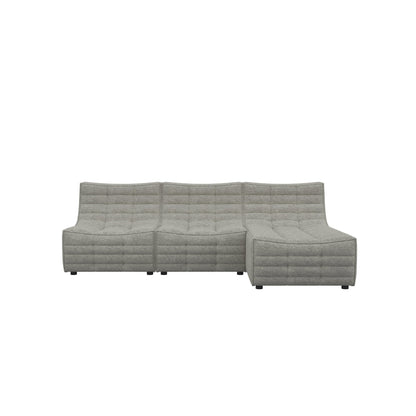 Lisbon Curved Modular Fabric Sofa HyPrim L shape sectional sofa