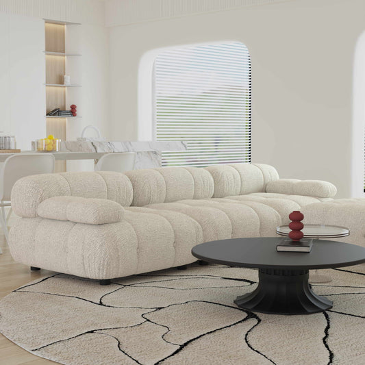 Lisbon Elegant Modular Fabric Sofa HyPrim L shape sectional sofa
