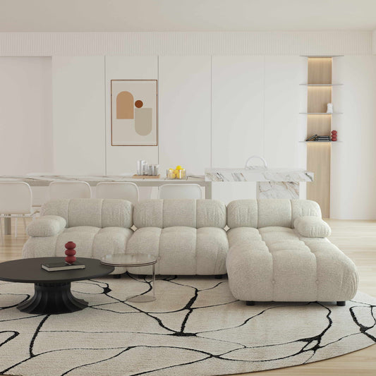 HyPrim Lisbon Elegant Modular Fabric Sofa