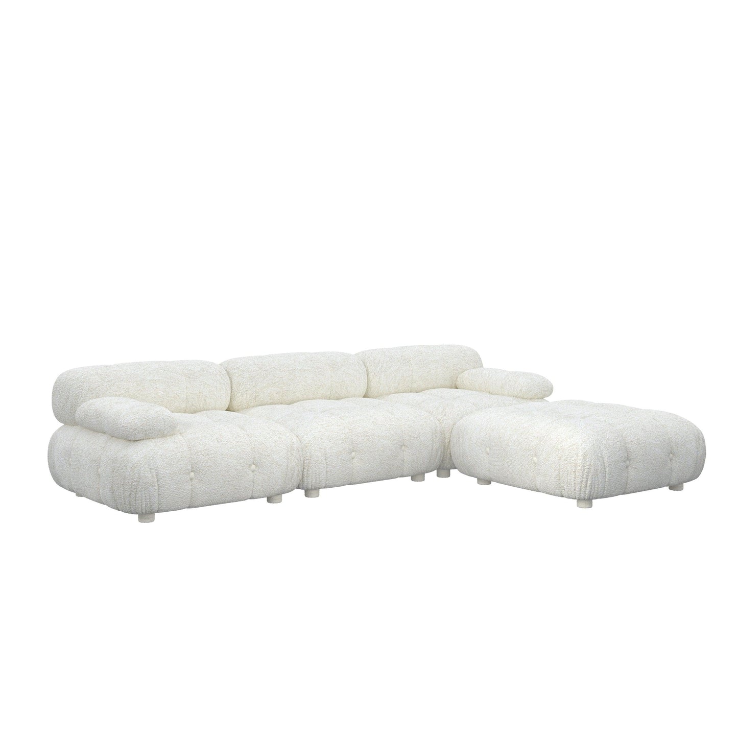 Lisbon Elegant Modular Fabric Sofa HyPrim L shape sectional sofa