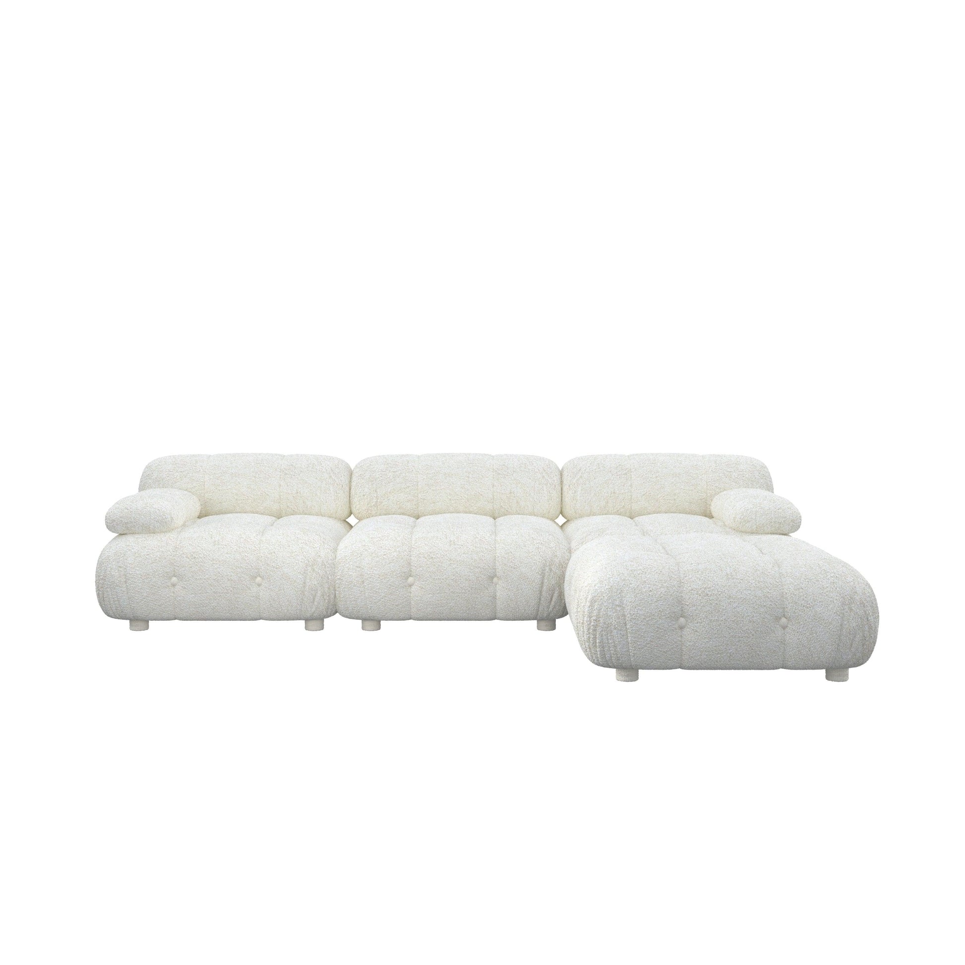 Lisbon Elegant Modular Fabric Sofa HyPrim L shape sectional sofa