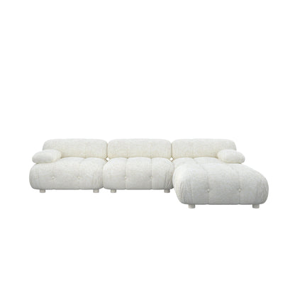 Lisbon Elegant Modular Fabric Sofa HyPrim L shape sectional sofa