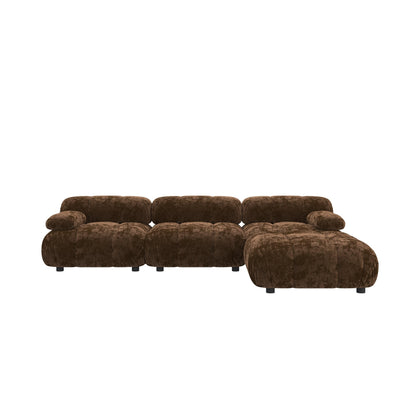 Lisbon Elegant Modular Fabric Sofa HyPrim L shape sectional sofa