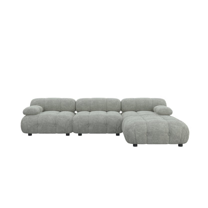 Lisbon Elegant Modular Fabric Sofa HyPrim L shape sectional sofa