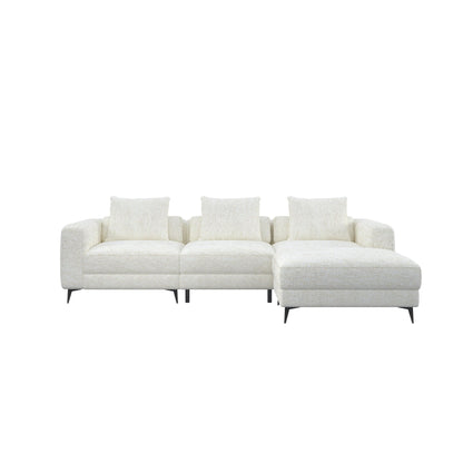 Lisbon Minimalist Modular Fabric Sofa HyPrim L shape sectional sofa