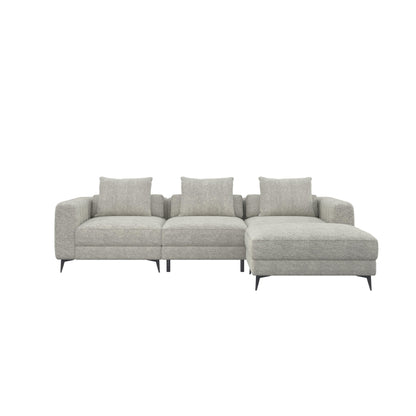 Lisbon Minimalist Modular Fabric Sofa HyPrim L shape sectional sofa