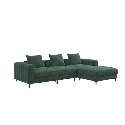 Lisbon Minimalist Modular Fabric Sofa HyPrim L shape sectional sofa