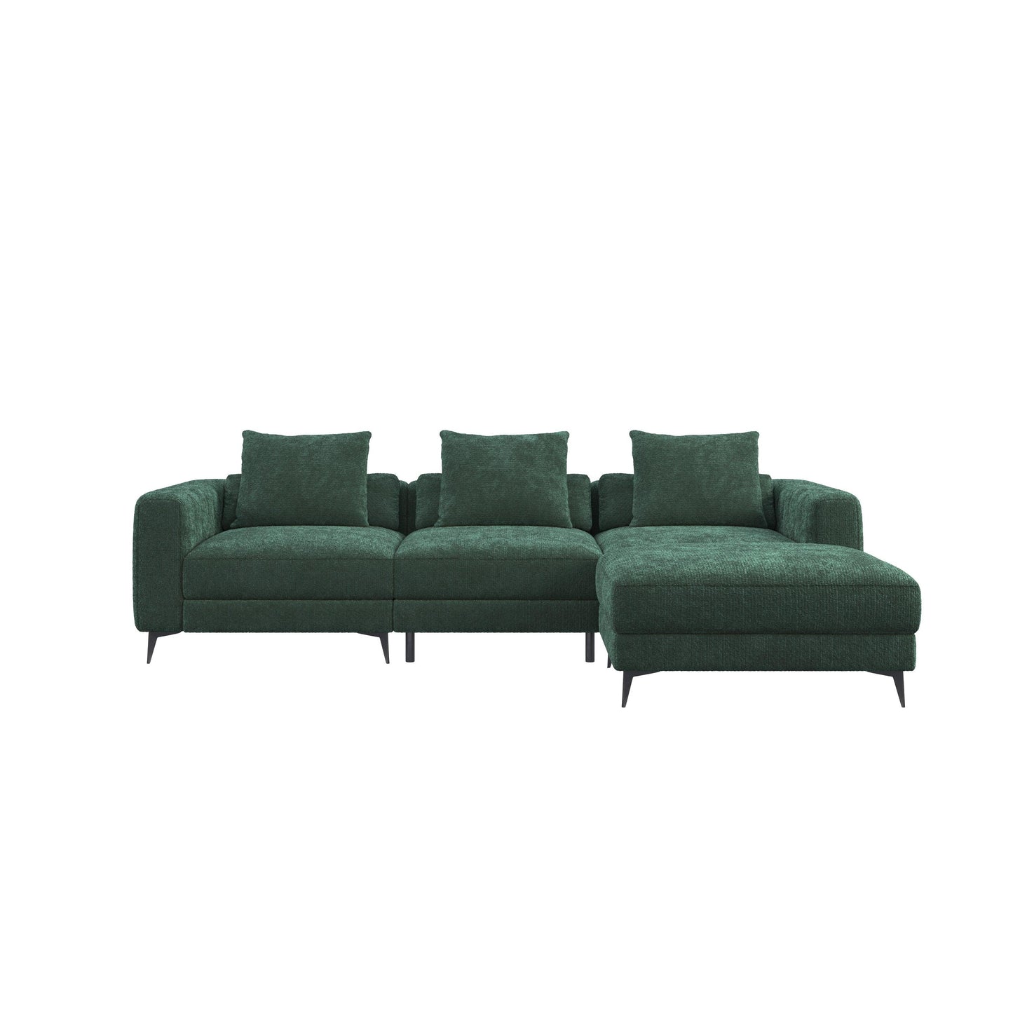 Lisbon Minimalist Modular Fabric Sofa HyPrim L shape sectional sofa