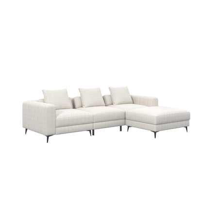 Lisbon Minimalist Modular Fabric Sofa HyPrim L shape sectional sofa