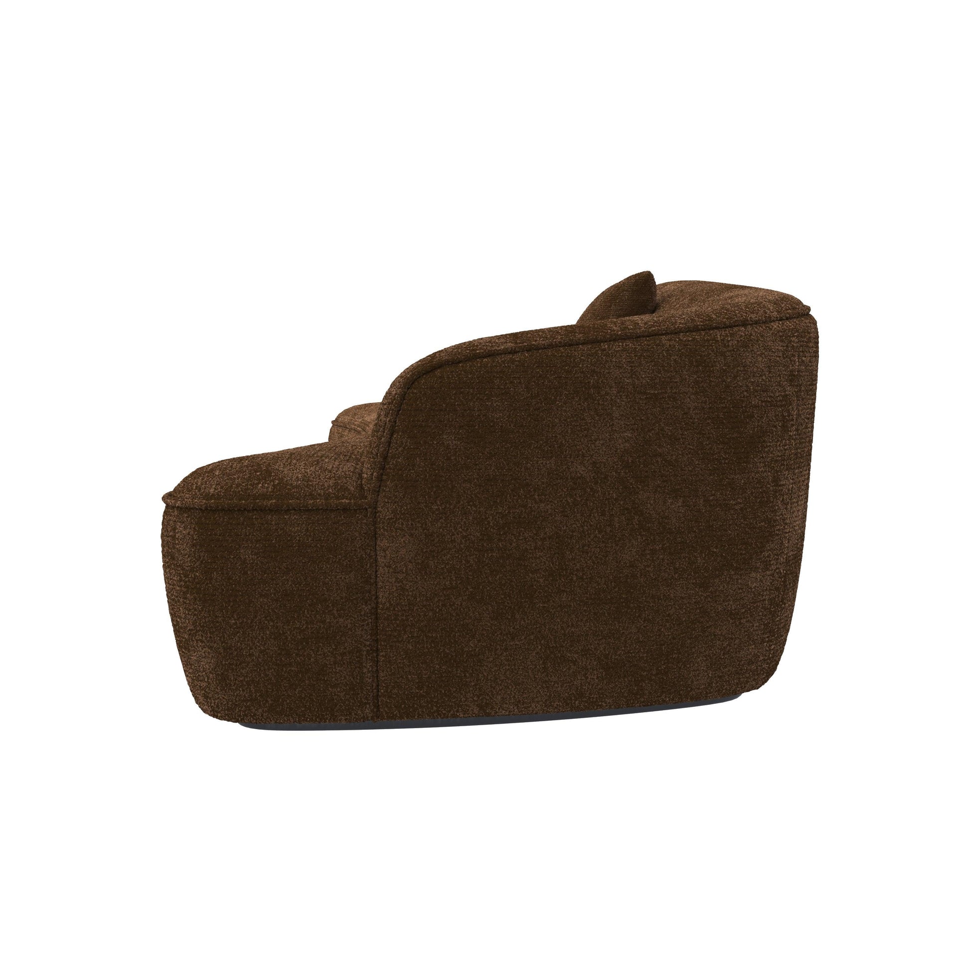 Lisbon Crescent Irregulate Fabric Sofa HyPrim Sectional Sofa