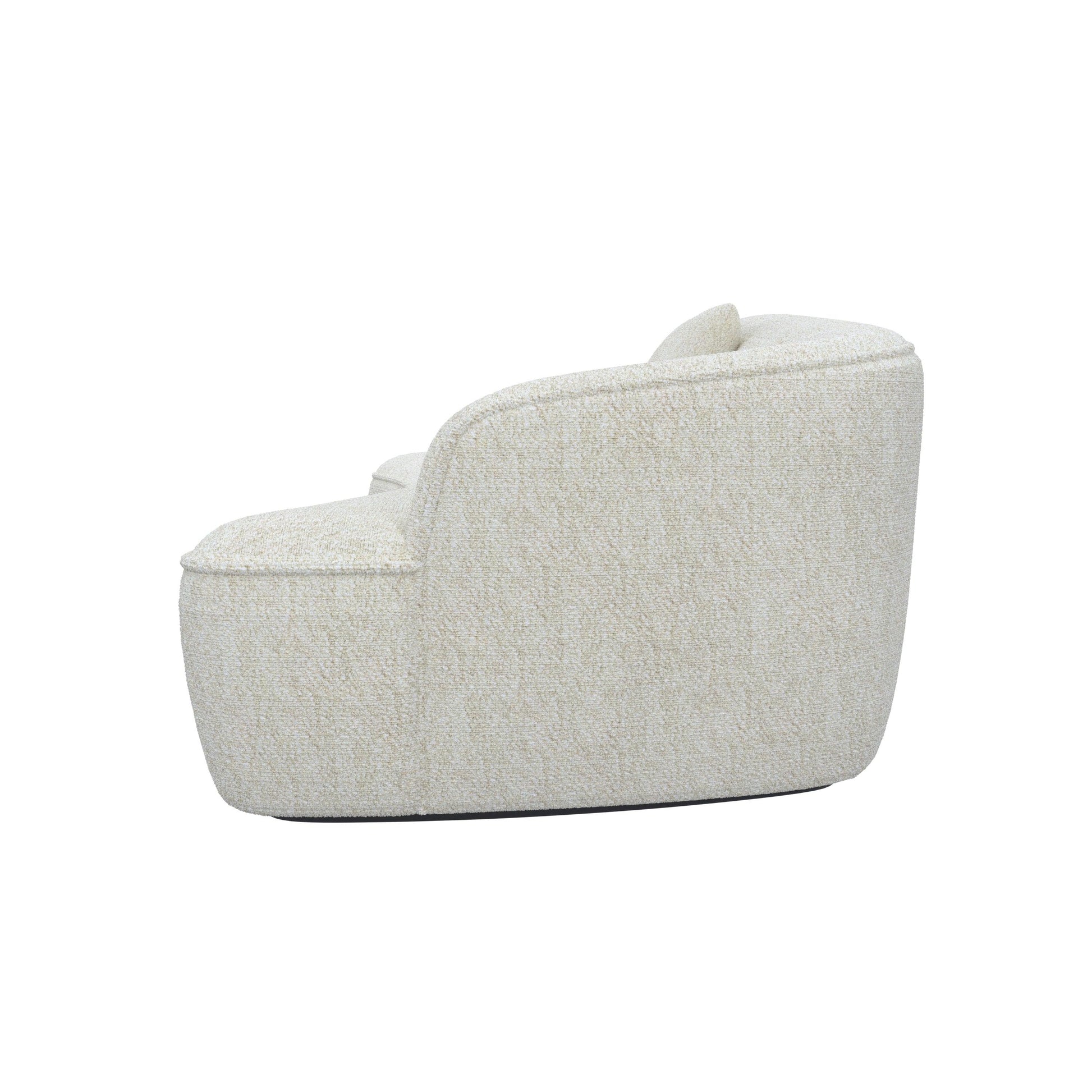 Lisbon Crescent Irregulate Fabric Sofa HyPrim Sectional Sofa