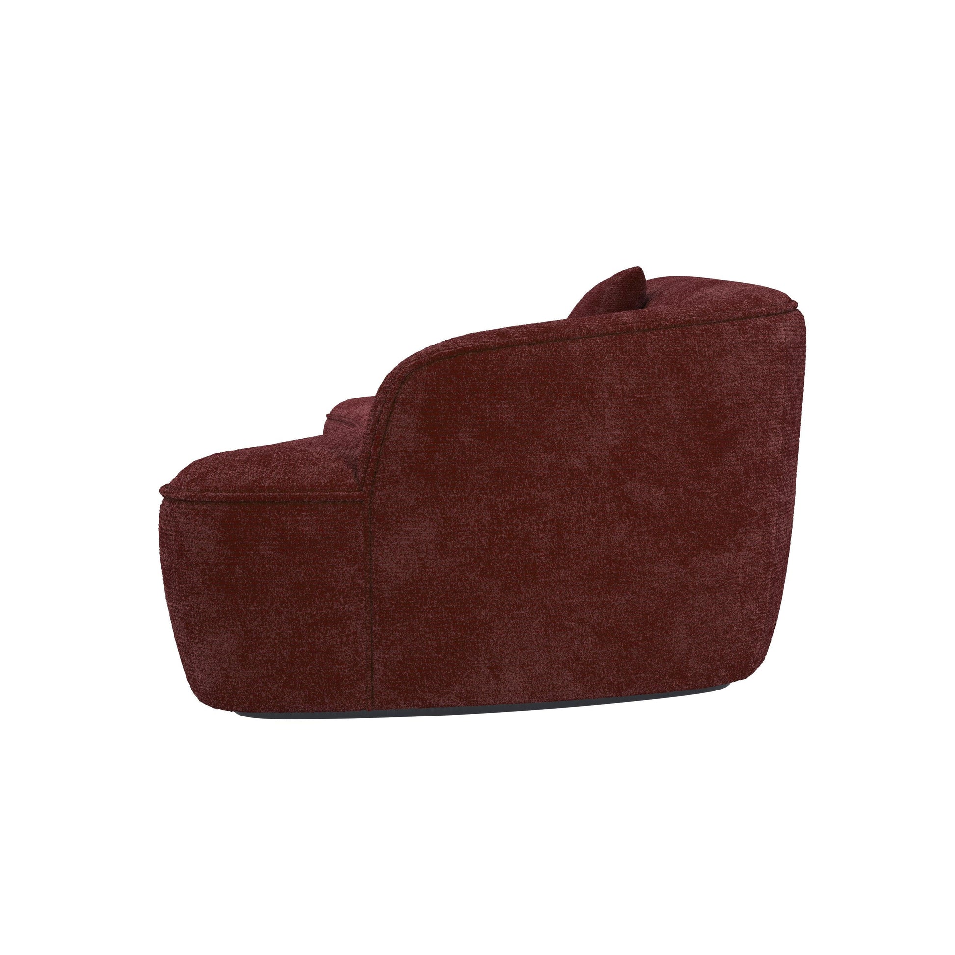 Lisbon Crescent Irregulate Fabric Sofa HyPrim Sectional Sofa