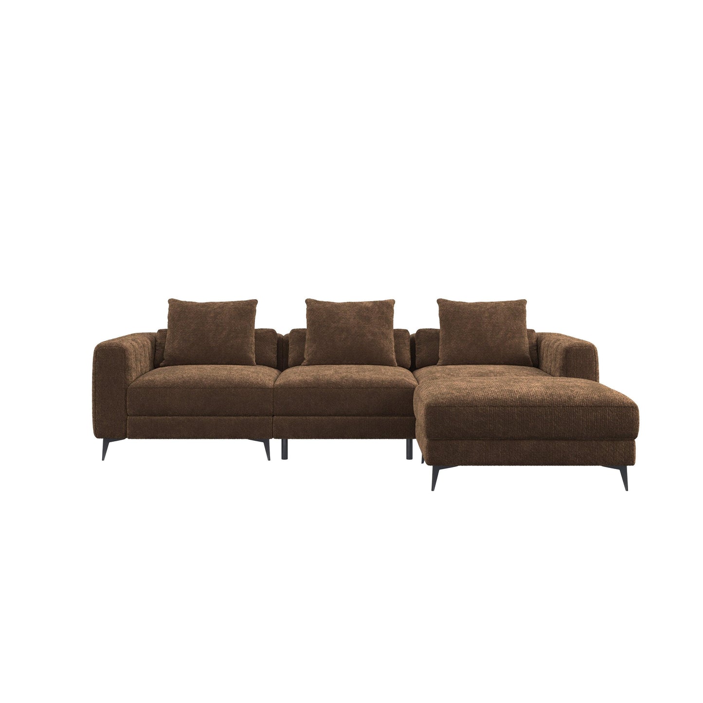 Lisbon Minimalist Modular Fabric Sofa HyPrim L shape sectional sofa
