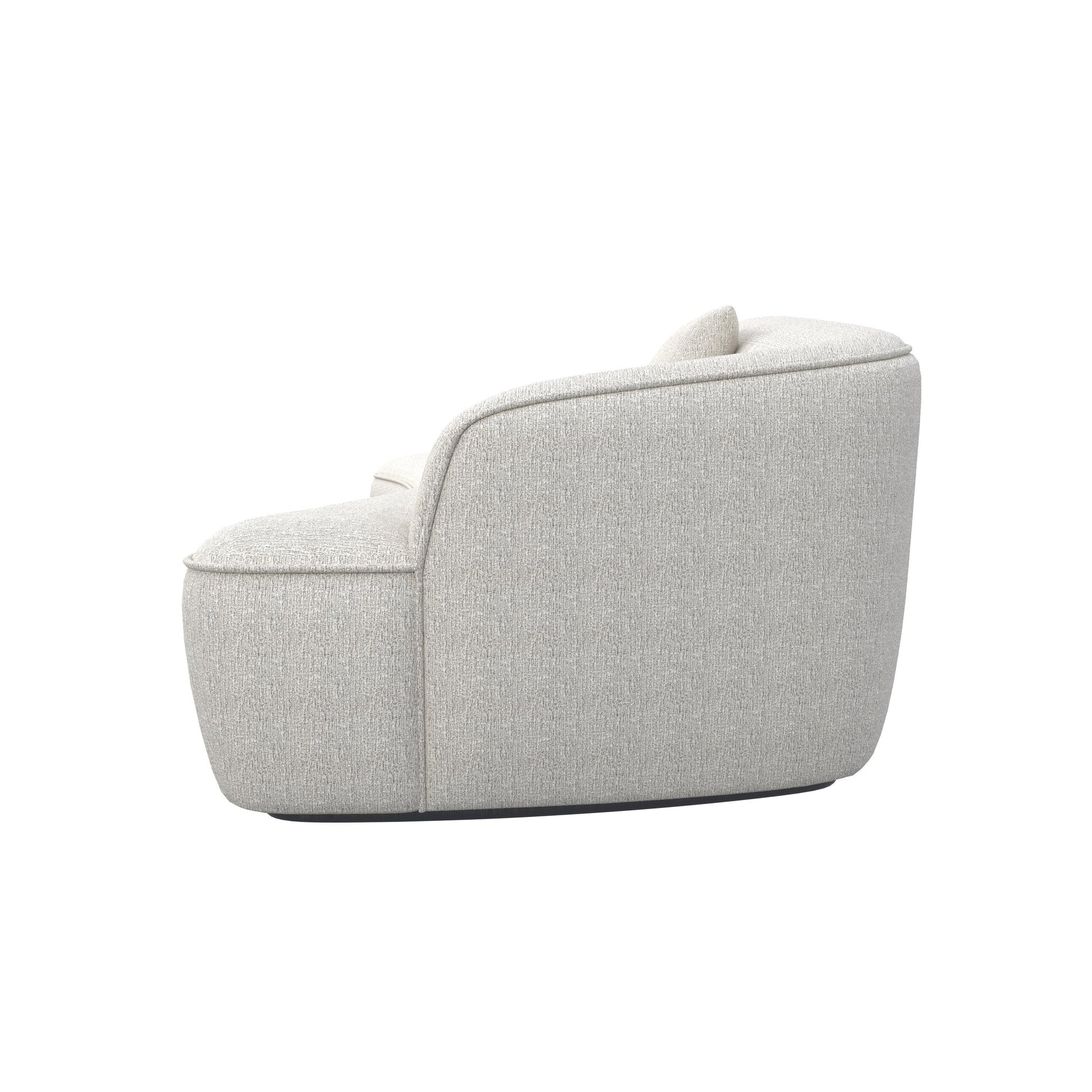 Lisbon Crescent Irregulate Fabric Sofa HyPrim Sectional Sofa