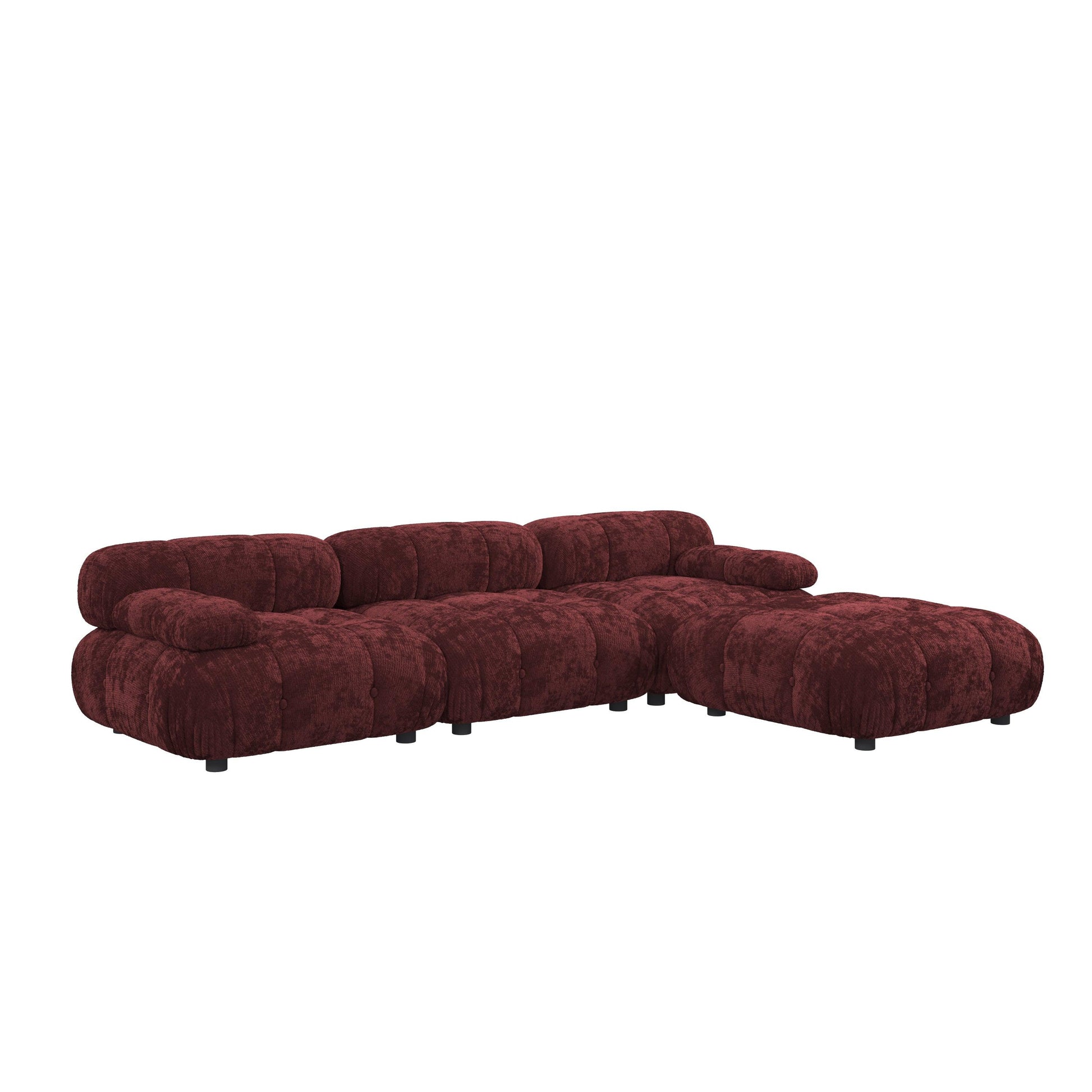 Lisbon Elegant Modular Fabric Sofa HyPrim L shape sectional sofa