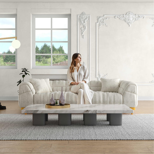 HyPrim San Marino 3 Seater Cloud Fabric Sofa