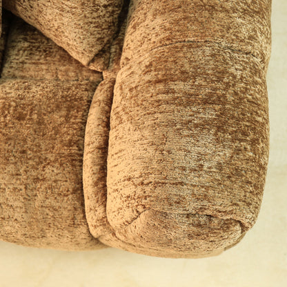 brown corduroy couch