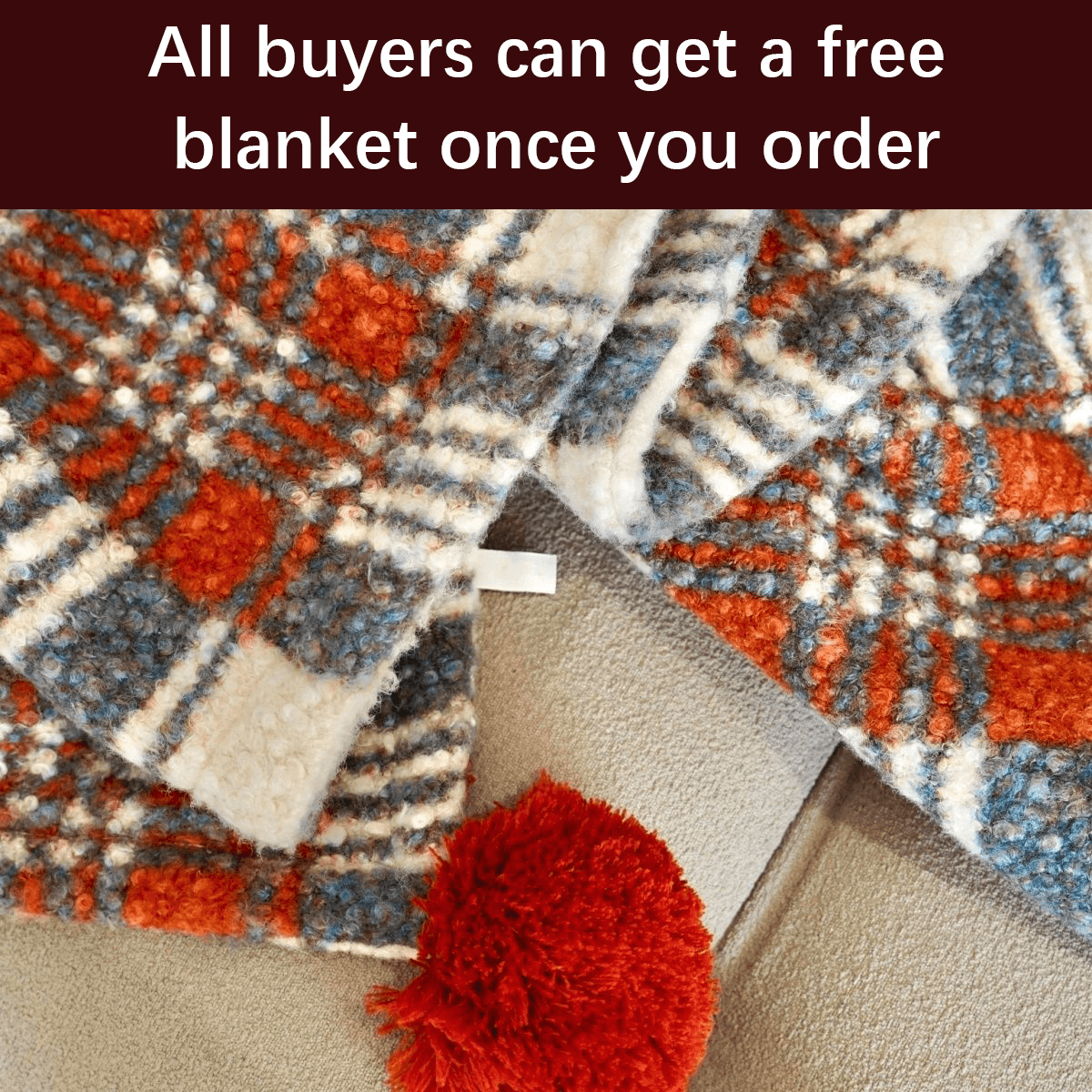 Promotional offer: Free cozy blanket with every purchase of the Naples Bread 0-Gravity Power Leather Recliner. Soft, warm, and perfect for relaxation.