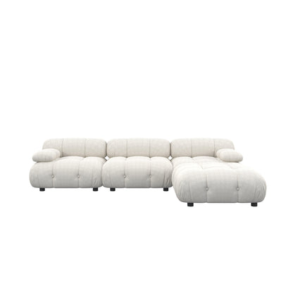 Lisbon Elegant Modular Fabric Sofa HyPrim L shape sectional sofa