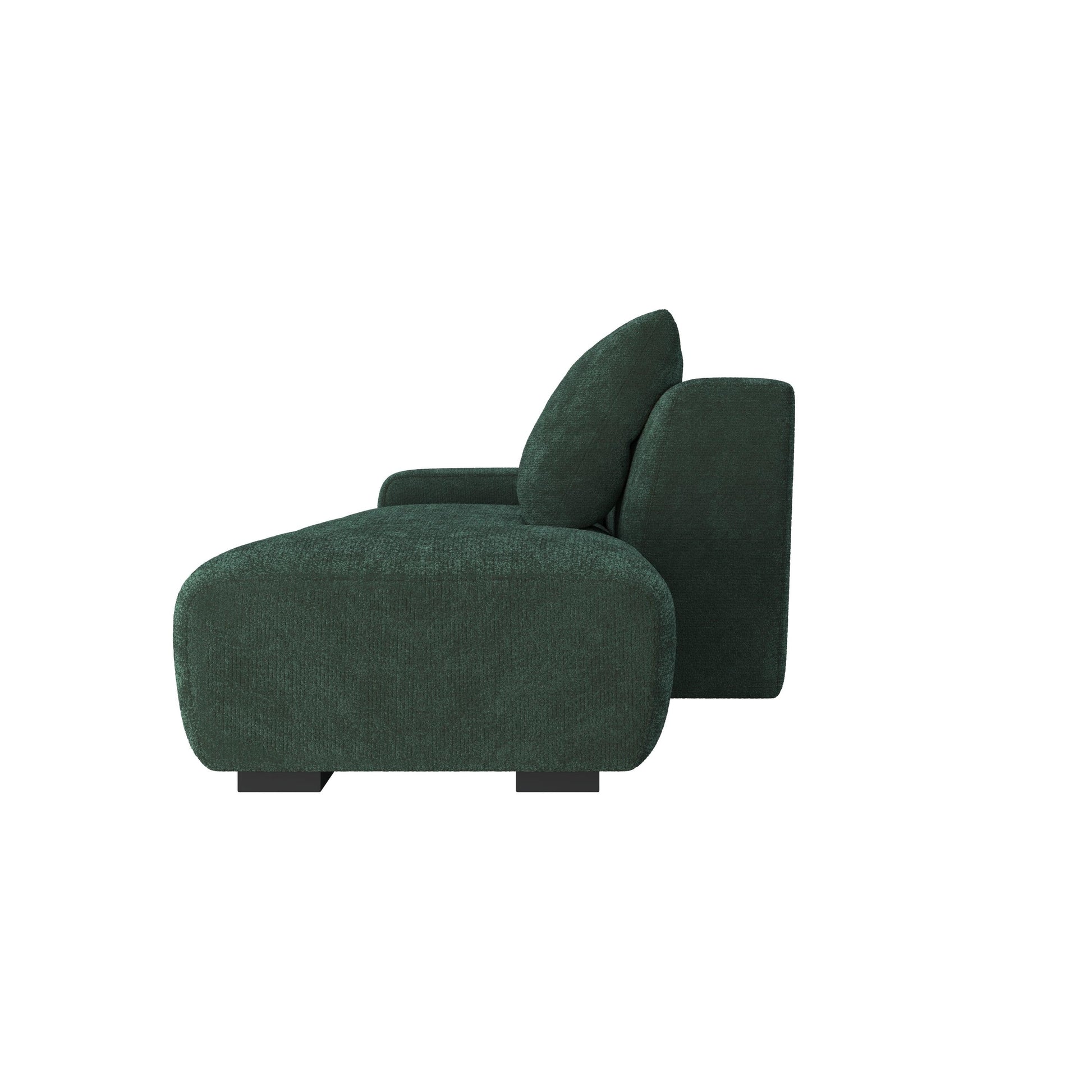 Lisbon Open Tofu Fabric Sofa with Footstool HyPrim Sectional Sofa