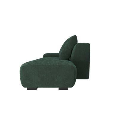 Lisbon Open Tofu Fabric Sofa with Footstool HyPrim Sectional Sofa