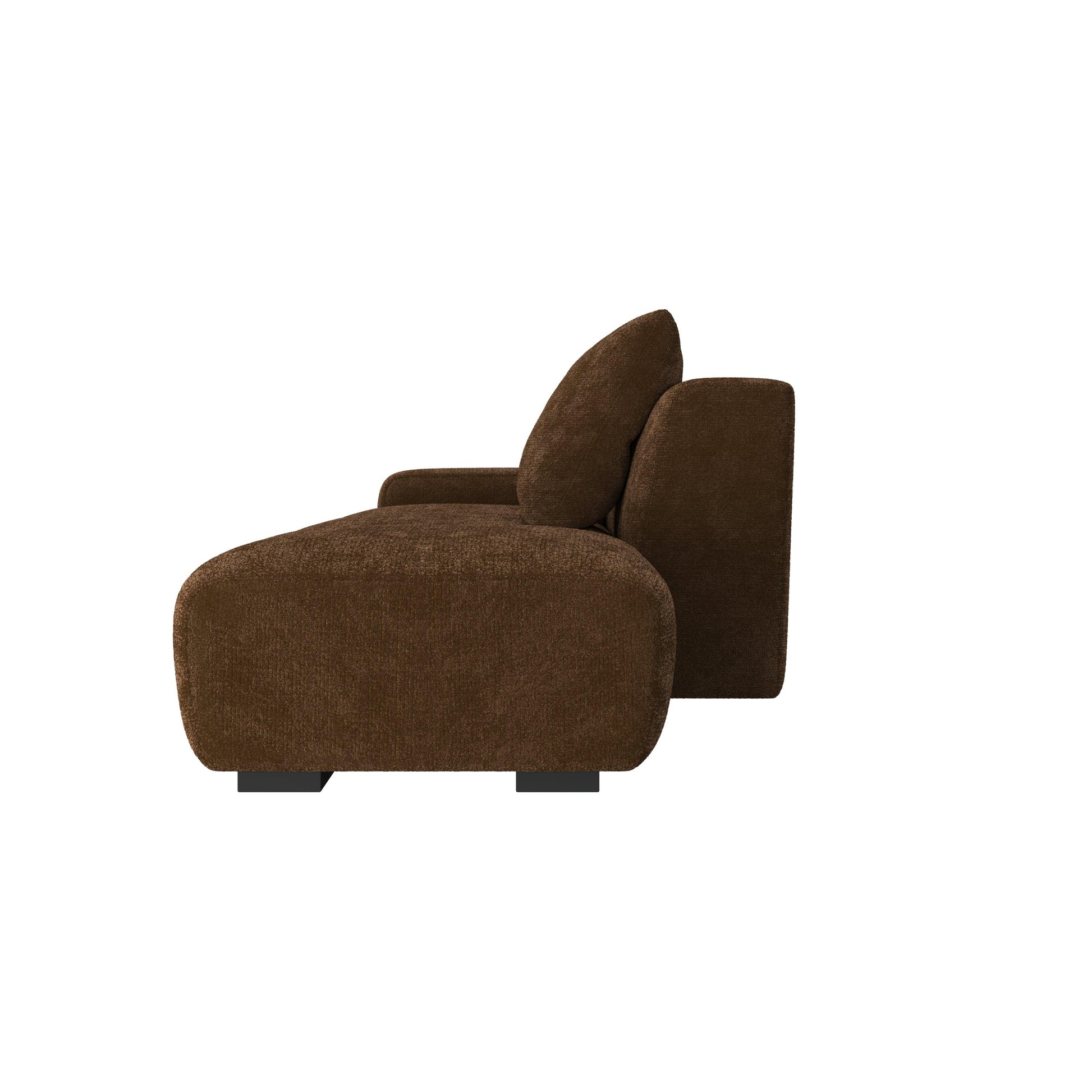 Lisbon Open Tofu Fabric Sofa with Footstool HyPrim Sectional Sofa