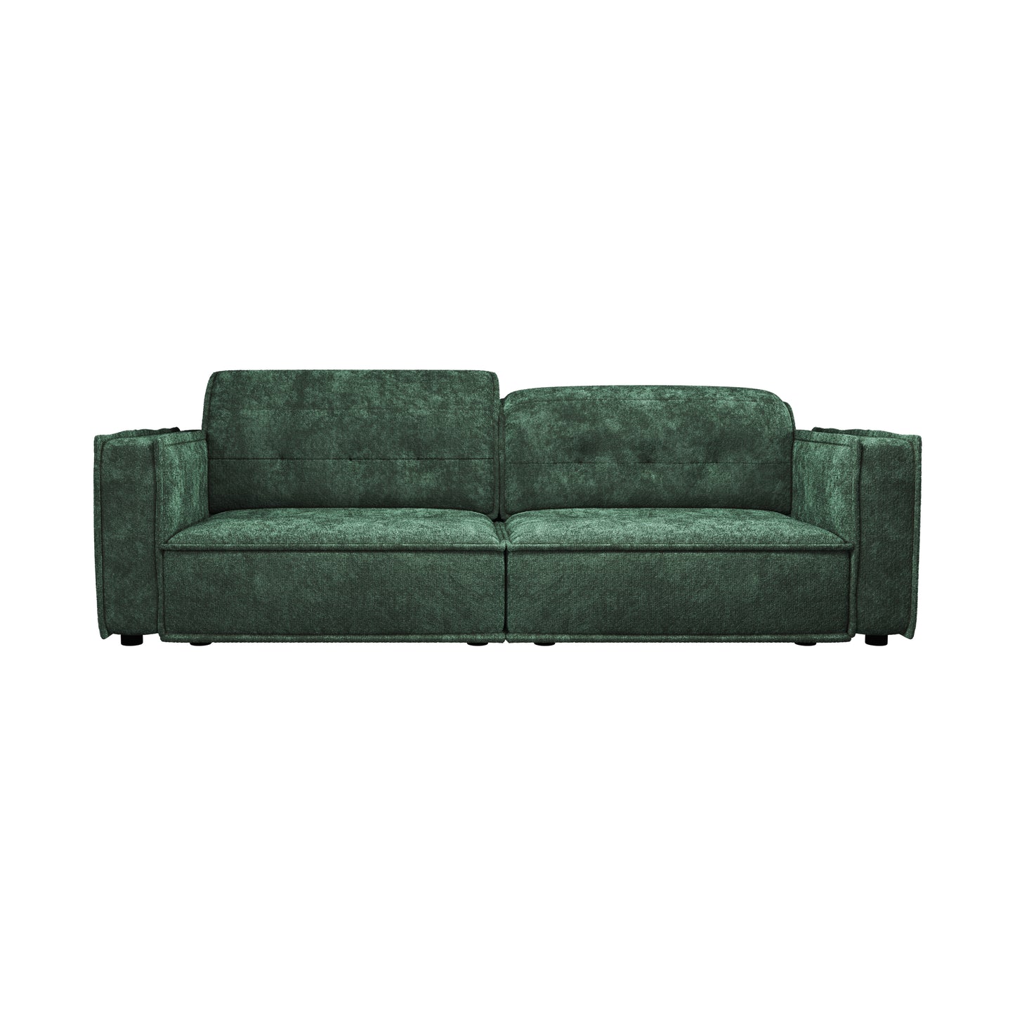 HyPrim Lisbon Audrey Olive Drab Fabric Sofa