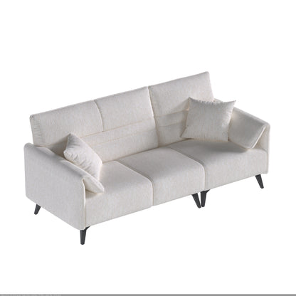 off white sofa