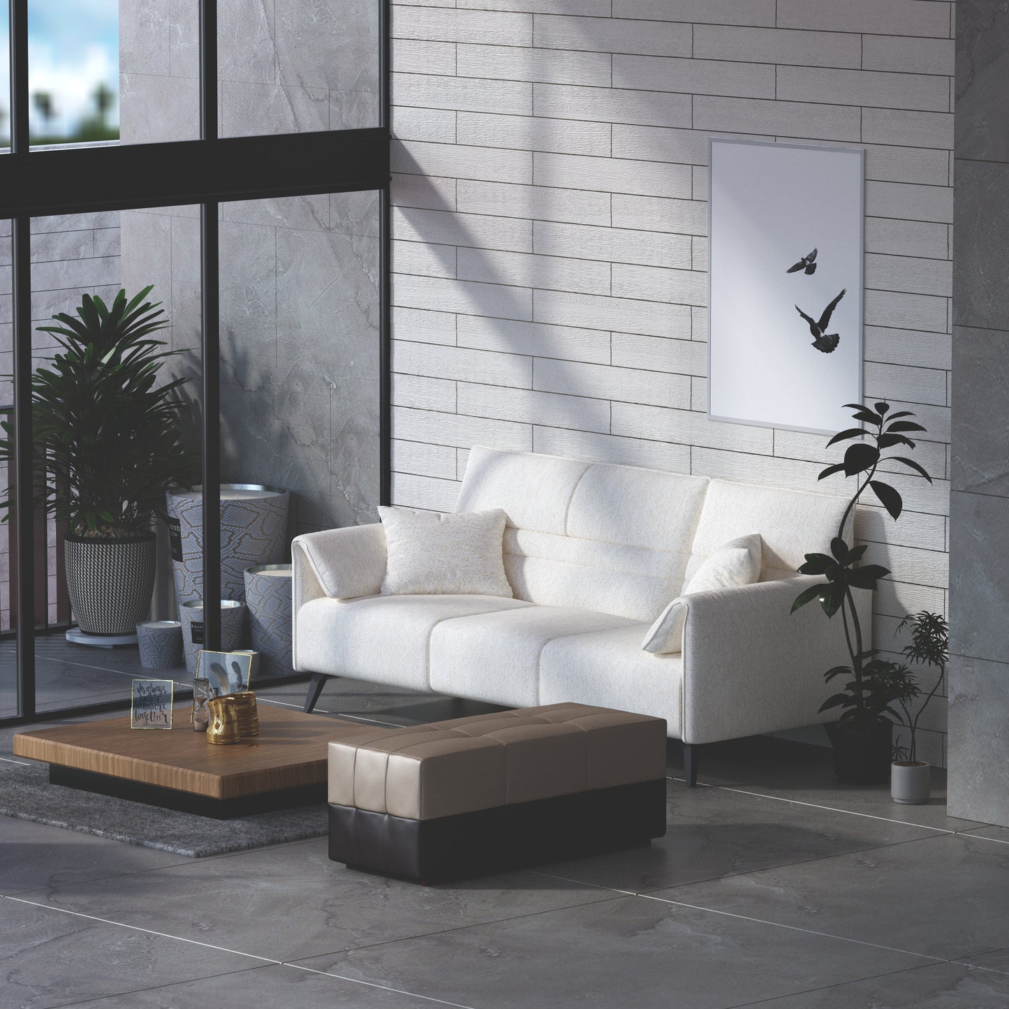 white cloud couch