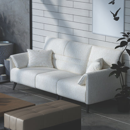 white sectional sofa