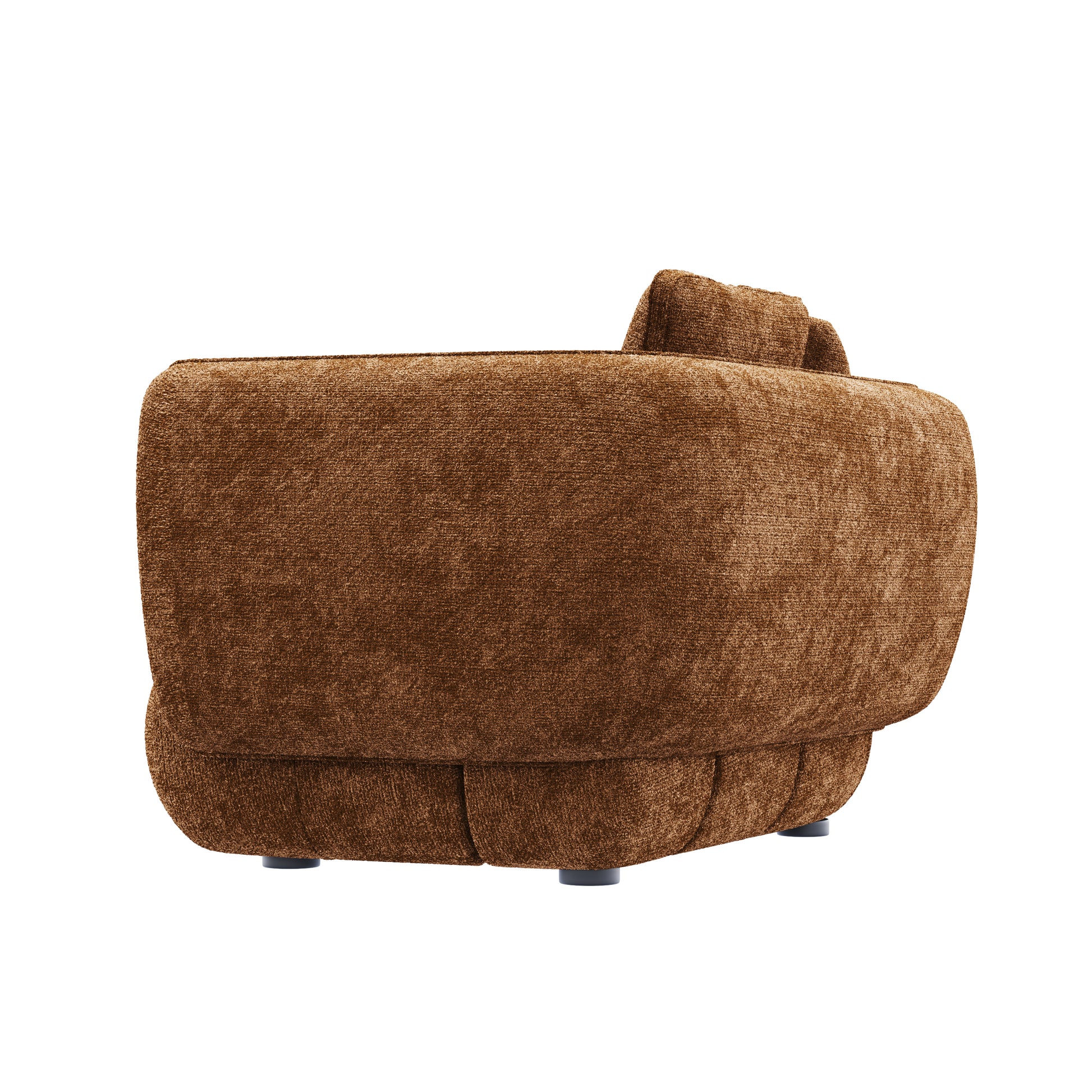 HyPrim Lisbon Claire Chocolate Fabric Loveseat