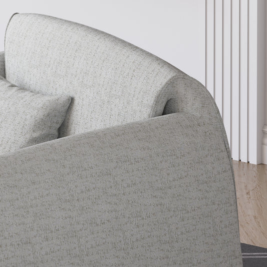 Florence Crab Zebra Stripes Fabric Chair