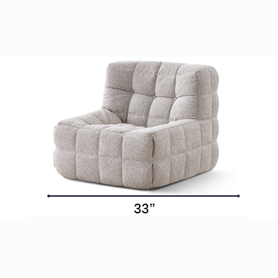 Florence Waffle Soft Fabric Chair