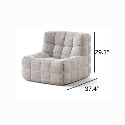 Florence Waffle Soft Fabric Chair