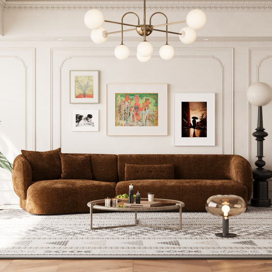 HyPrim Lisbon Meldy Saddle Fabric Couch