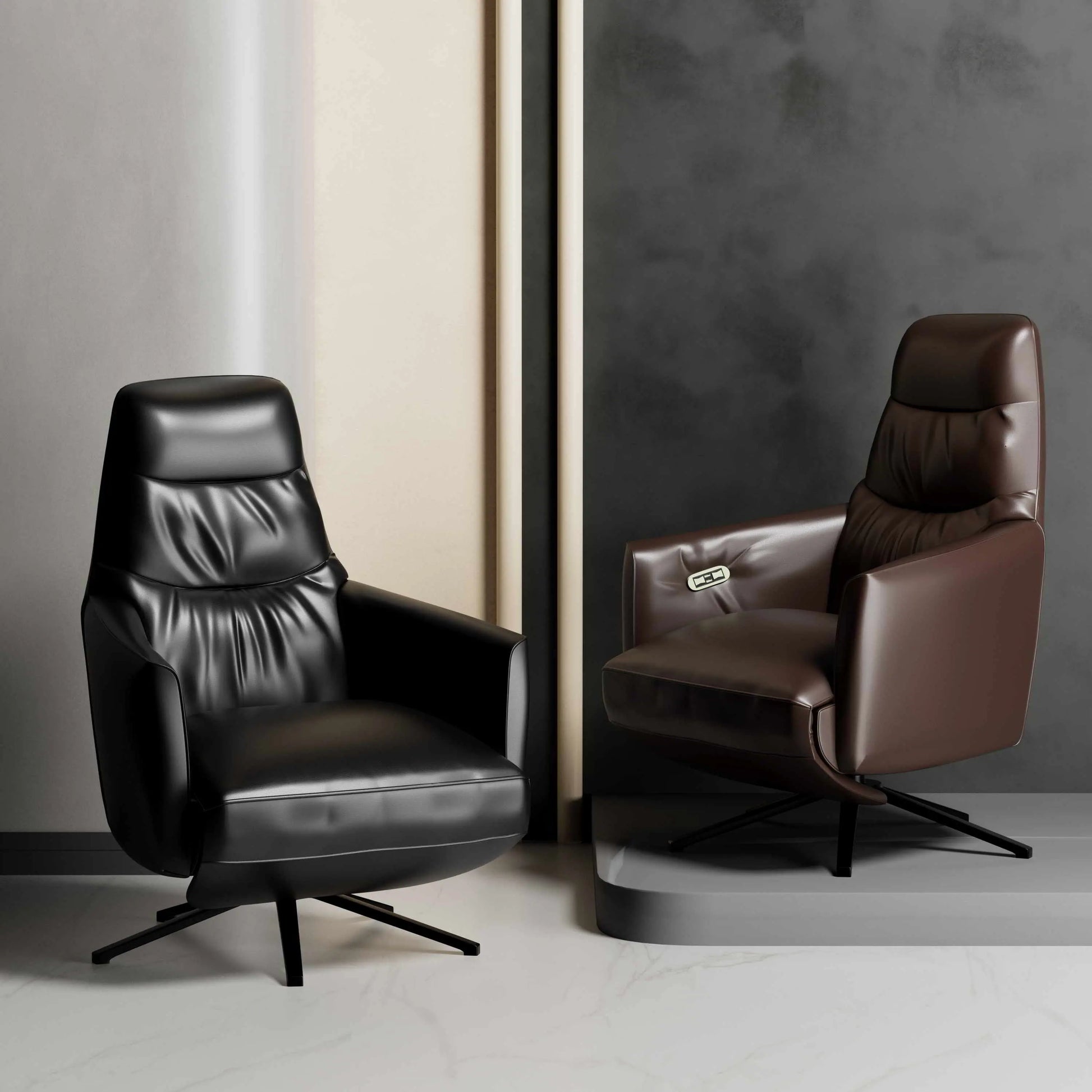 HyPrim Naples Fashion Leather Recliner Chair