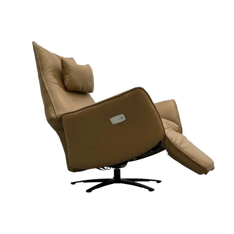 Naples Nimble Swivel Leather Power Recliner HyPrim