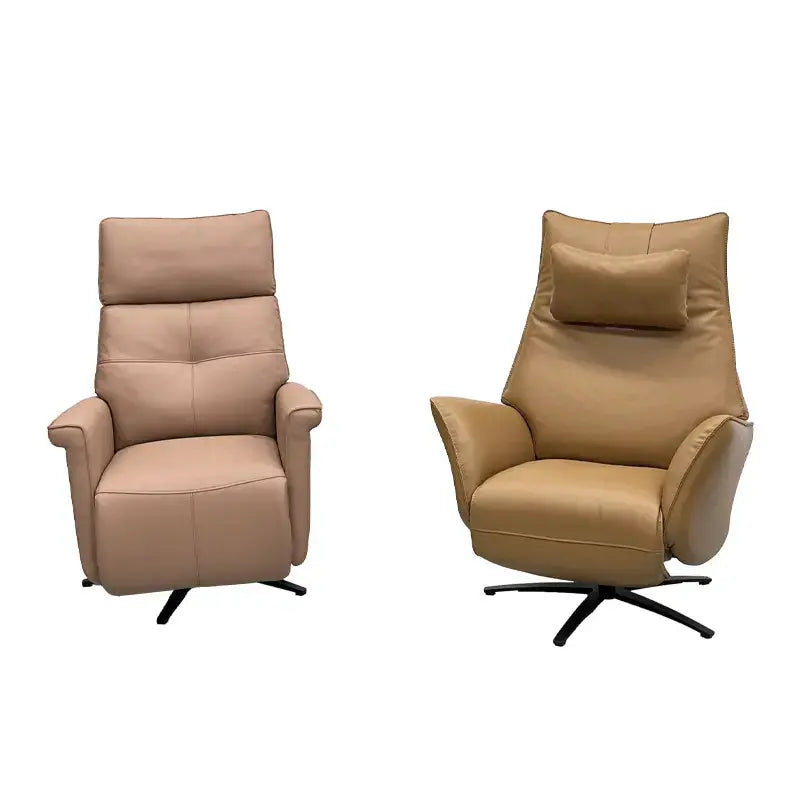 Naples Nimble Swivel Leather Power Recliner HyPrim