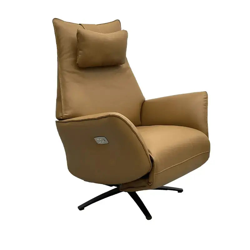 Naples Nimble Swivel Leather Power Recliner HyPrim