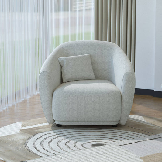 HyPrim Florence Shuke Camel Fabric Chair