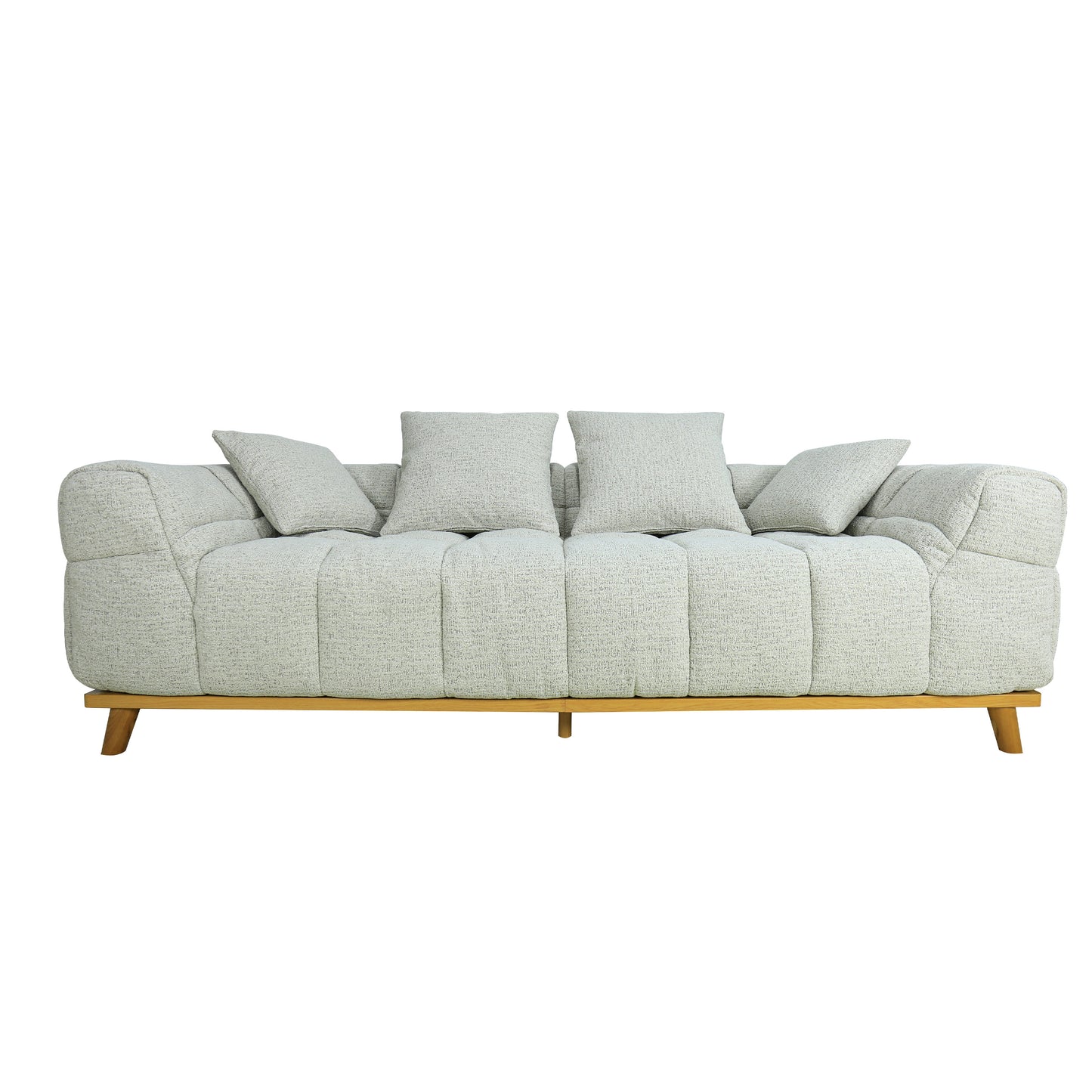 San Marino 3 Seater Cloud Fabric Sofa