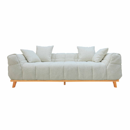 San Marino 3 Seater Cloud Fabric Sofa